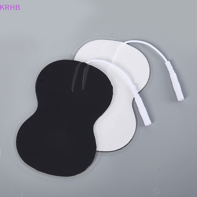 Set 2 Miếng Đệm Điện Cực Bằng Vải Không Dệt Tự Dính 5.8 X 9Cm Cho Máy Kỹ Thuật Số Mới