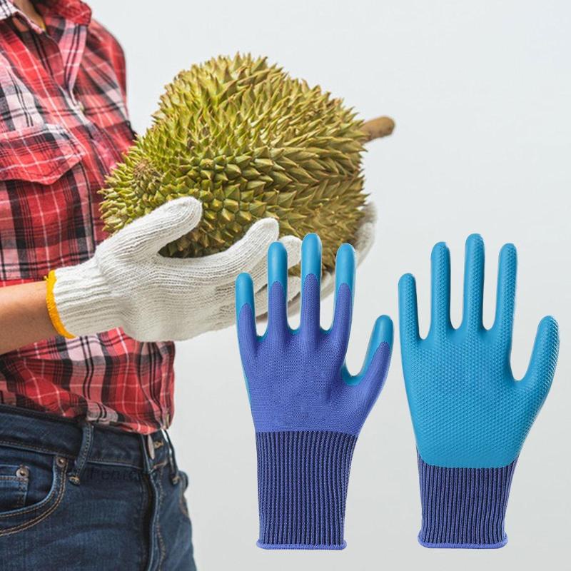 1 Găng Tay Lột Vỏ Trái Sầu Riêng Làm Vườn