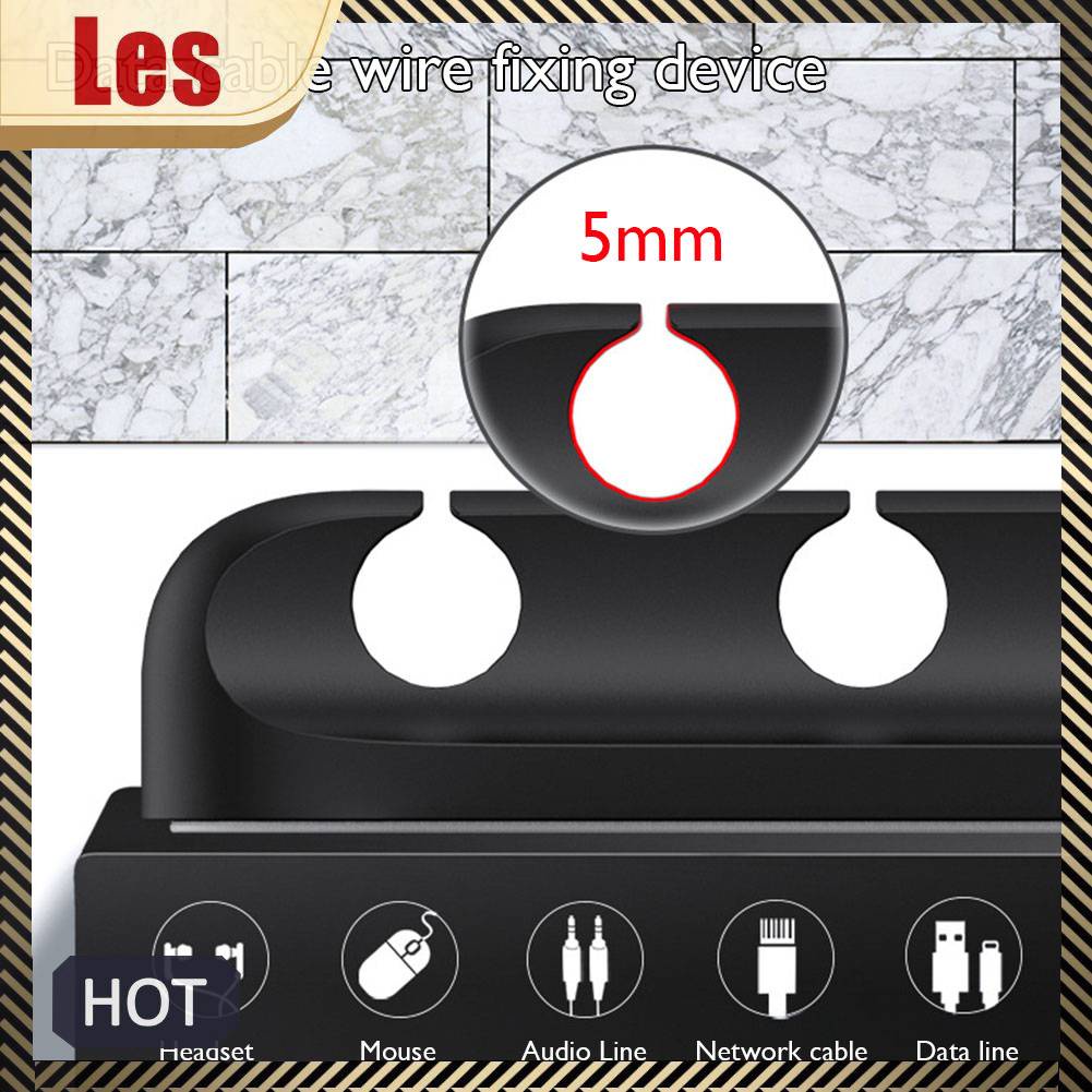 Kẹp Cố Định Dây Cáp USB Bằng Silicone