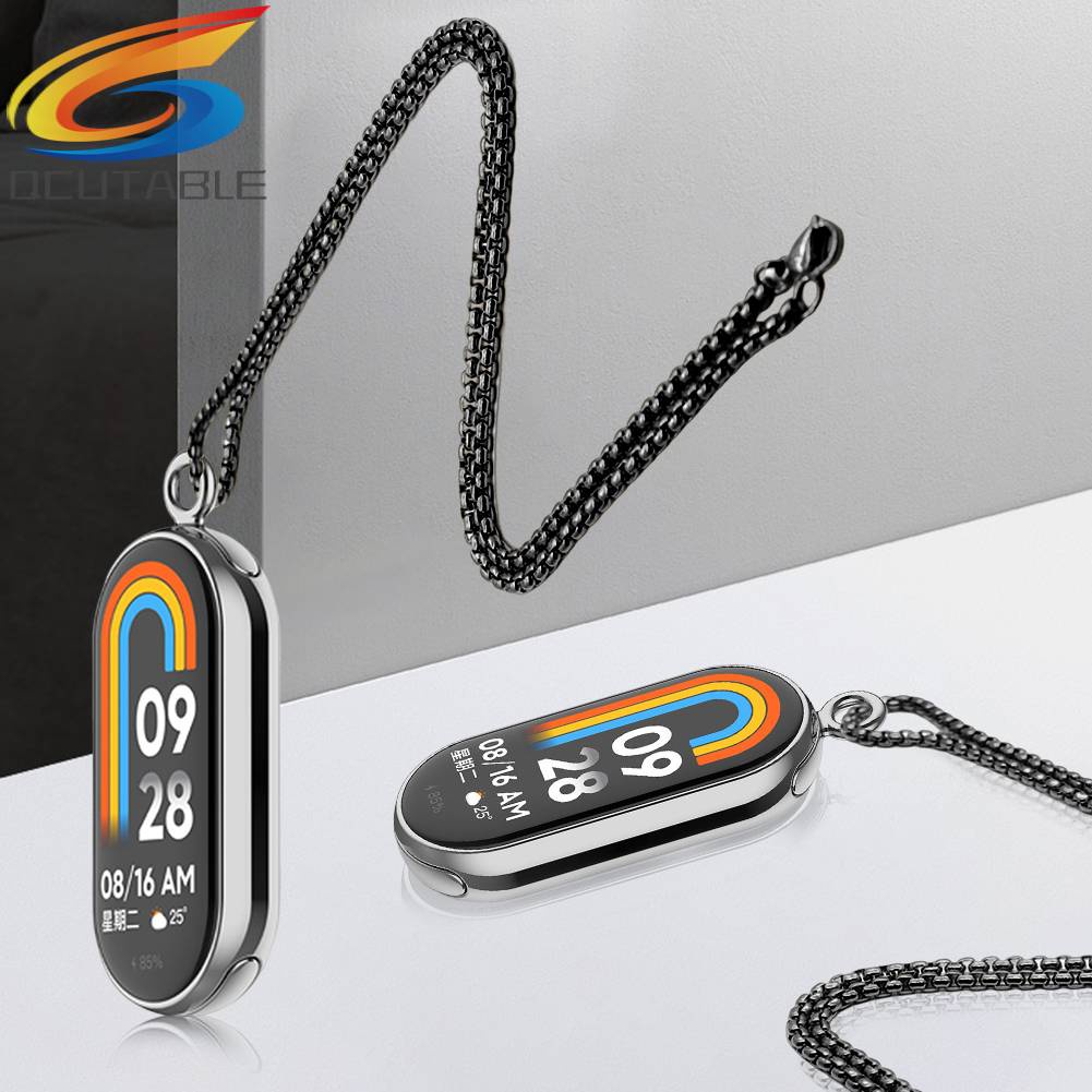 1 Cặp Dây Đeo Thay Thế Cho Đồng Hồ Thông Minh Xiaomi Mi Band 8 Bằng Kim Loại