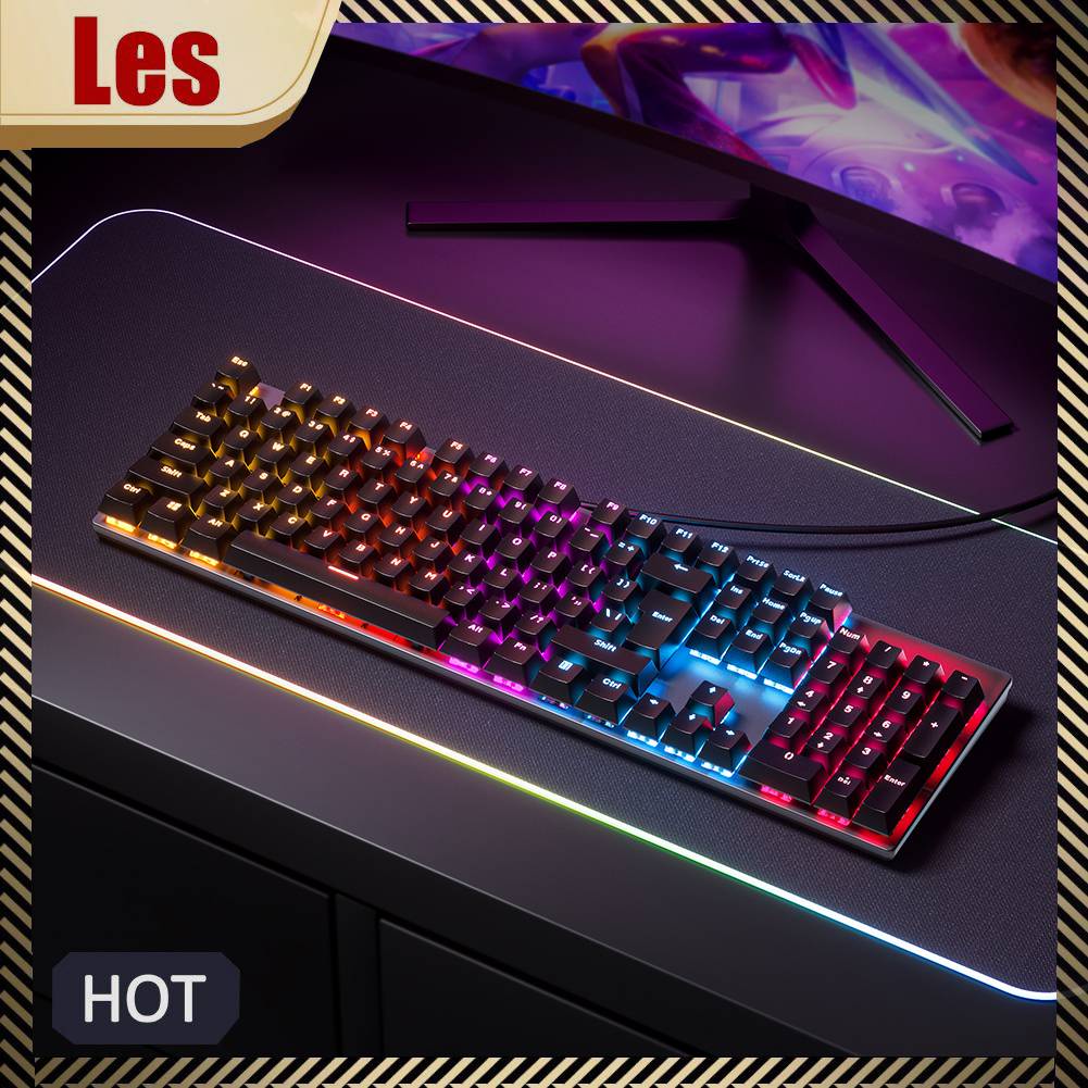 Bàn Phím Dây 104 Phím Nhiều Màu Sắc Dùng Để Chơi Game