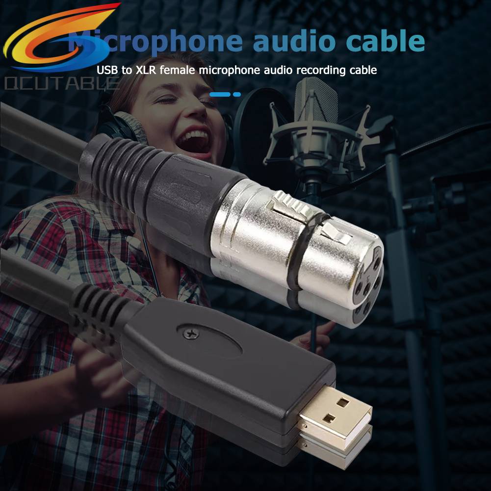 Cáp ChuyểN ĐổI USB Microphone Sang XLR 3-Pin