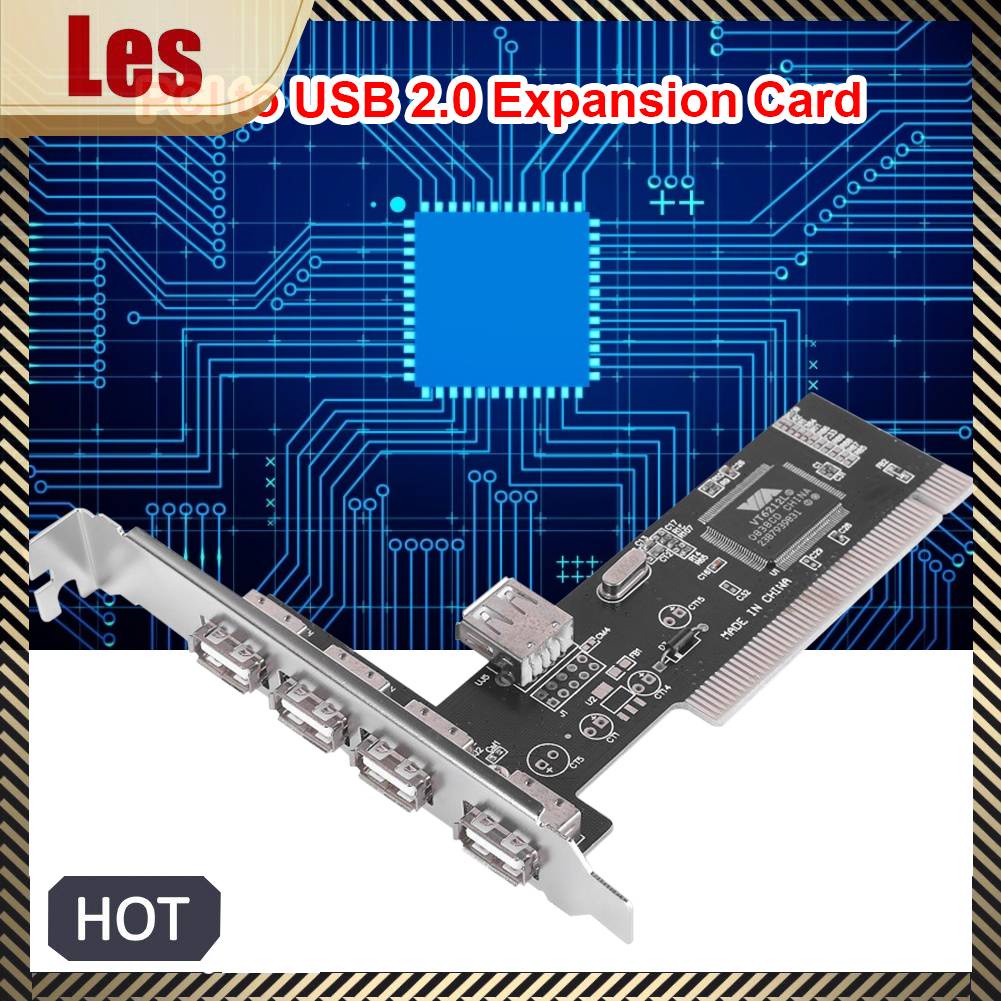 Thẻ Mở Rộng 4 Cổng USB 2.0 PCI 480Mb / s PCI