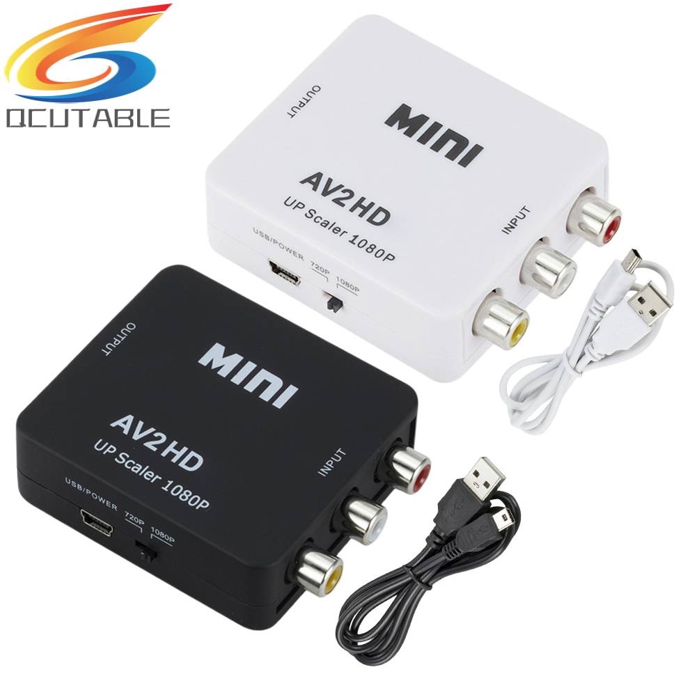 Bộ Chuyển Đổi HDMI-Compable Sang AV Cân HD 1080P Hỗ Trợ Video NTSC PAL