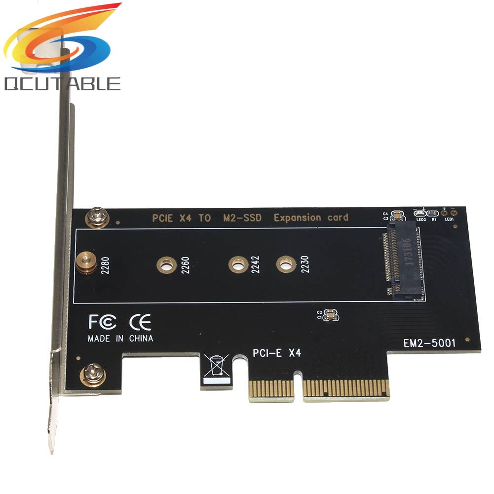 Thẻ Mở Rộng SSU EM2-5001 PCI-E 3.0 X4 Sang NVMe M.2 NGFF