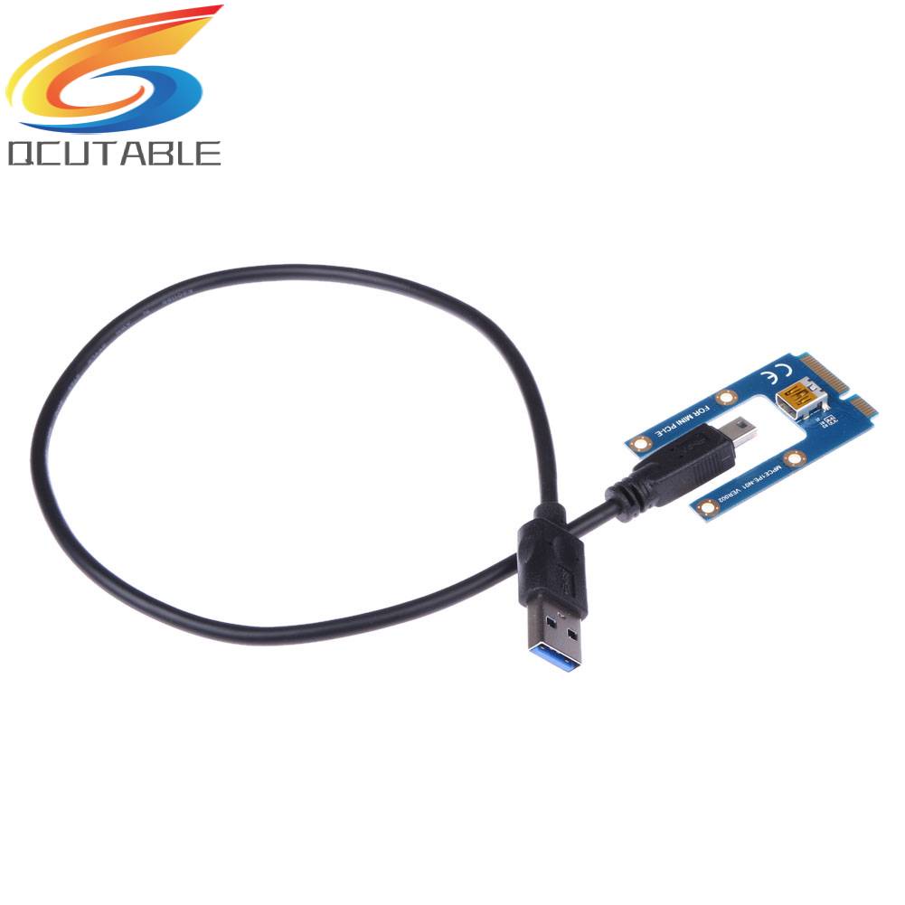 Card Mở Rộng Pcie 1x Sang 16X Kèm Cáp SATA Và USB 3.0 6Pin