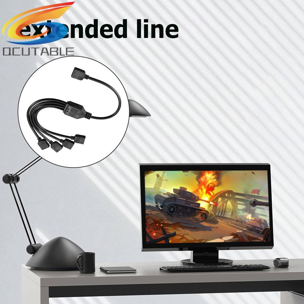 Dây Cáp Nối Dài 1 Đến 4 4 Pin Cho Bo Mạch Chủ ASUS / MSI Dài 30cm