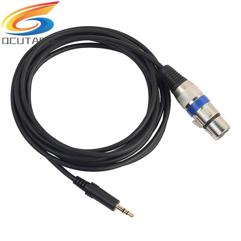 Dây Cáp Chuyển Đổi Âm Thanh XLR 3pin Female Sang 3.5mm TRS Male