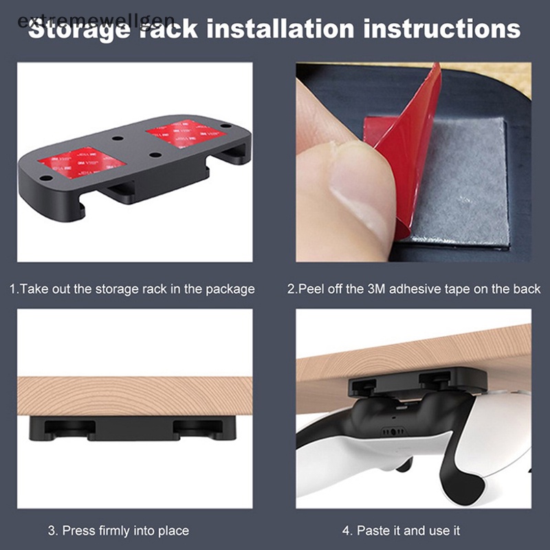 1 Giá Đỡ Tay Cầm Chơi Game Ps5 / ps4 Thiết Kế Nhỏ Gọn Tiện Dụng