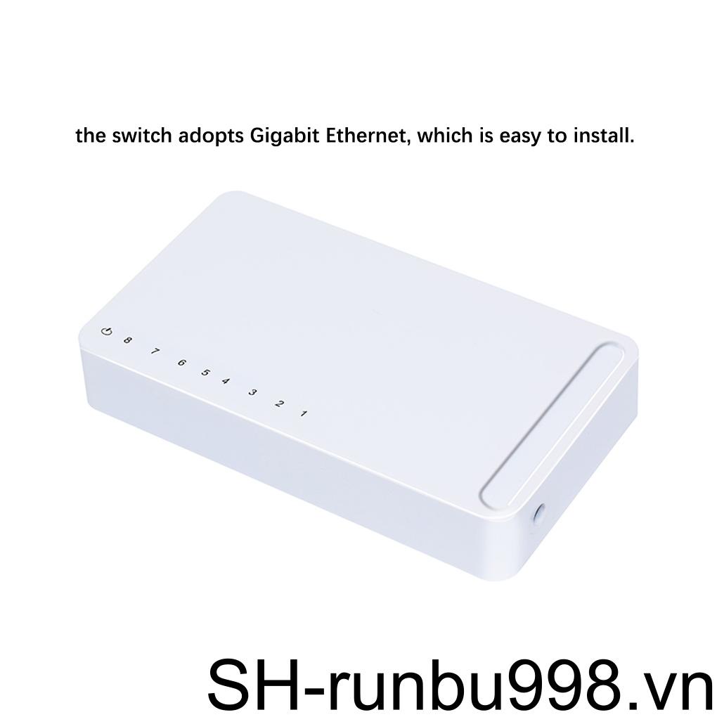 Bộ Chia 8 Cổng Mạng Lan 10 / 100 / 1000mbps Chất Lượng Cao