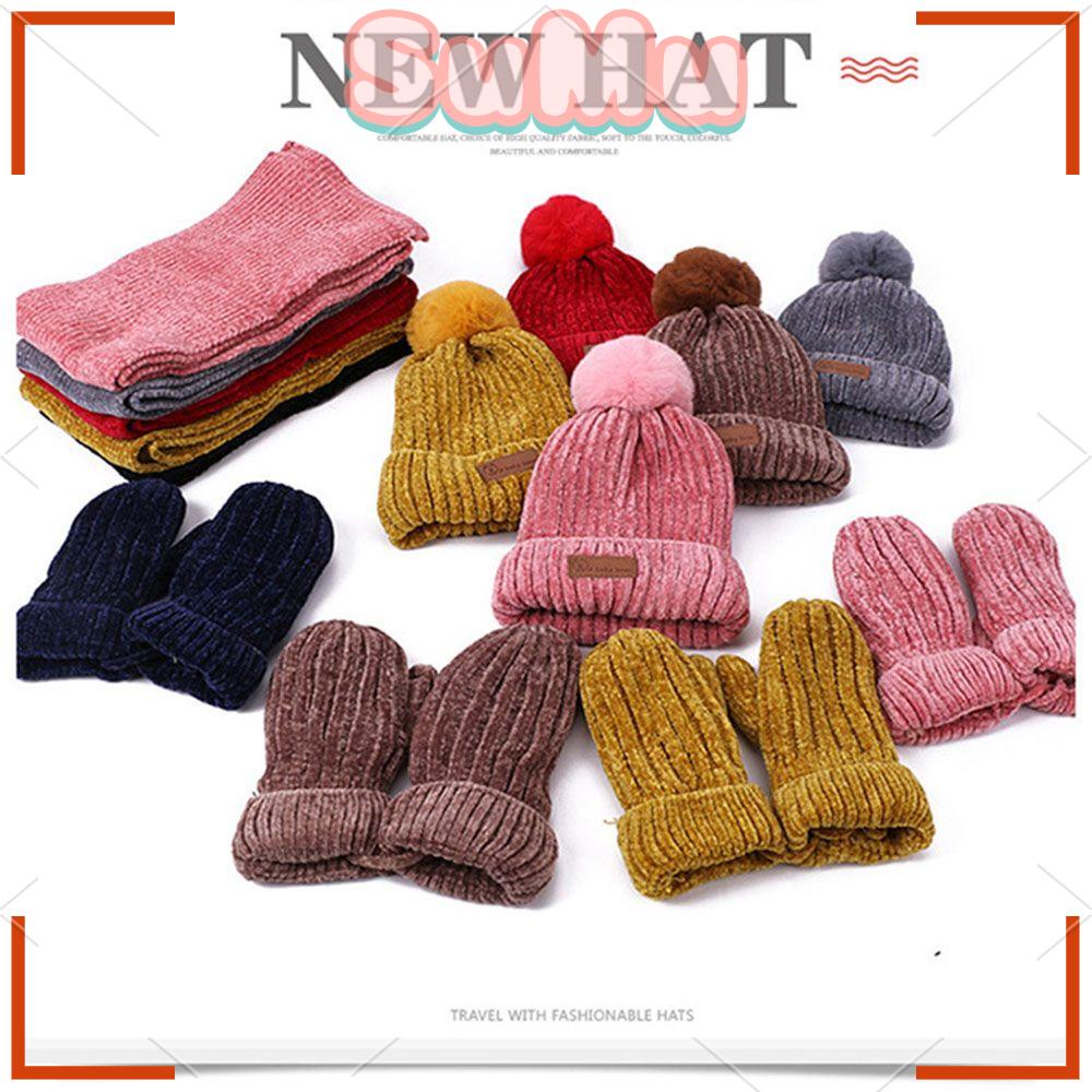 SUMU 1 set Mũ Len Dày Giữ Ấm