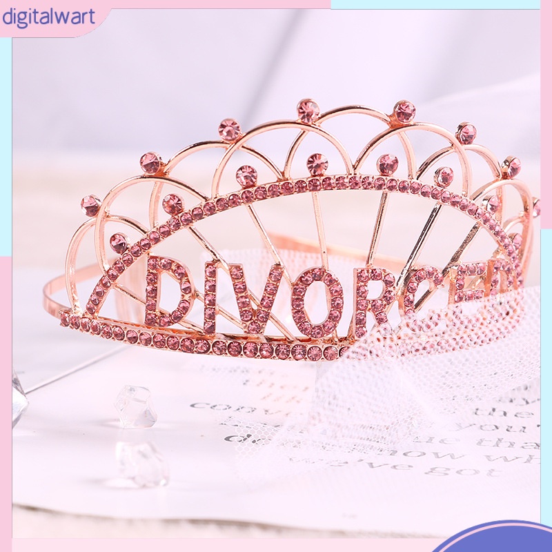 Băng Đô Hình Vương Miện Đính Đá Sang Trọng Cho Nữ