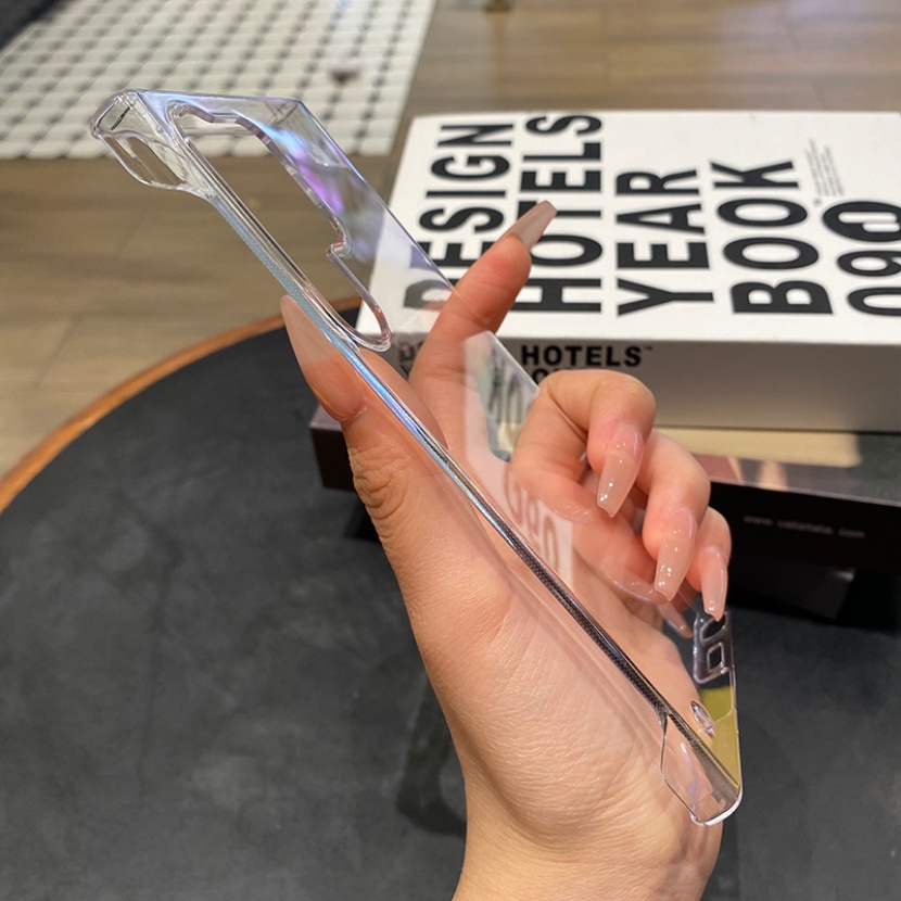 Ốp Điện Thoại Cứng Trong Suốt Không Viền Cho Samsung S23 S22 S21 S20 Ultra S10 S9 Plus S21 S20 FE