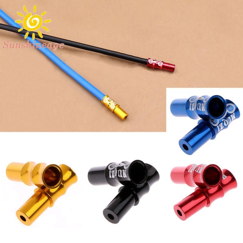 Set 10 Đầu Xe Đạp Thay Thế Bằng Hợp Kim Nhôm 4 Màu Kích Thước 5mm