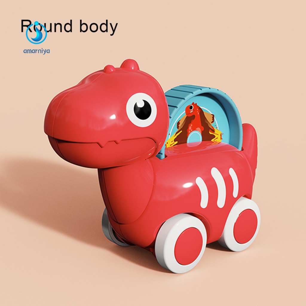 Bộ 4 Đồ Chơi Xe Hơi Hình Khủng Long Chống Rơi Và Kéo Lưng Sáng Tạo Thích Hợp Làm Quà Sinh Nhật