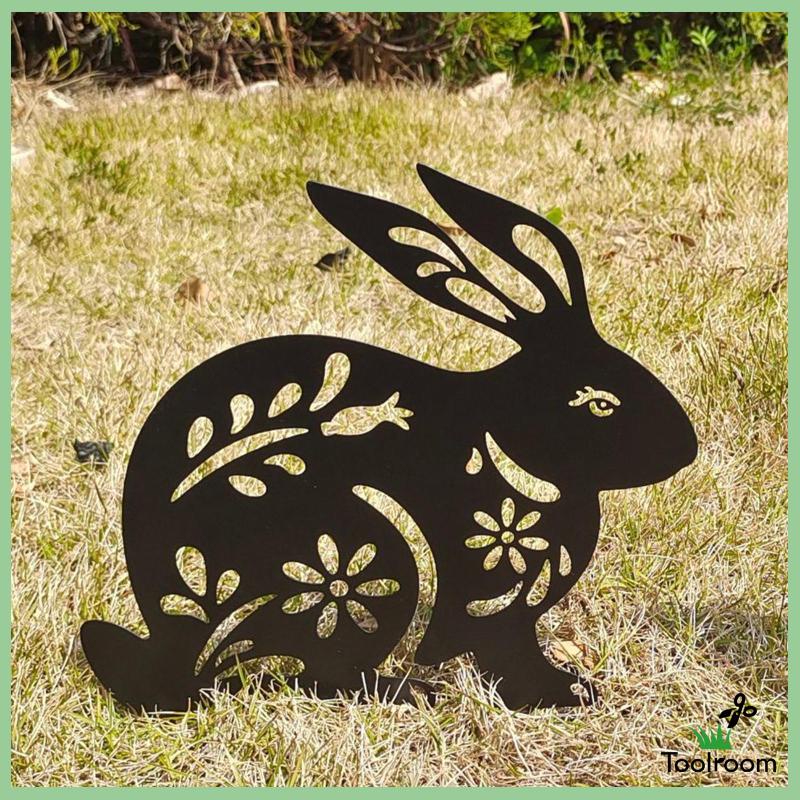 Mô Hình Thỏ Điêu Khắc Sống Động Như Thật Trang Trí Sân Vườn