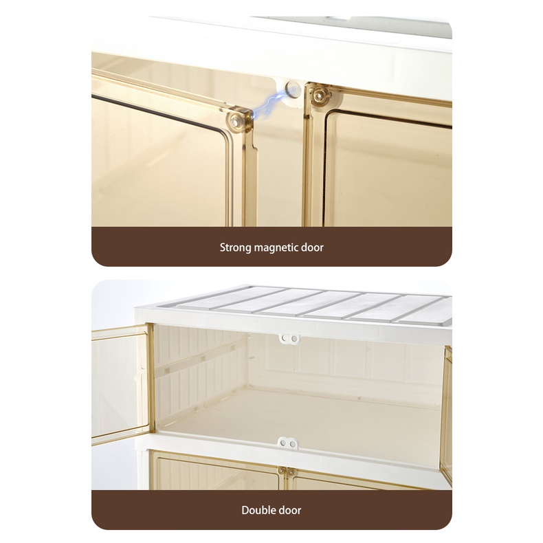 Hộp nhựa WORTHBUT đựng đồ chơi/ đồ ăn vặt để phòng ngủ tiện dụng