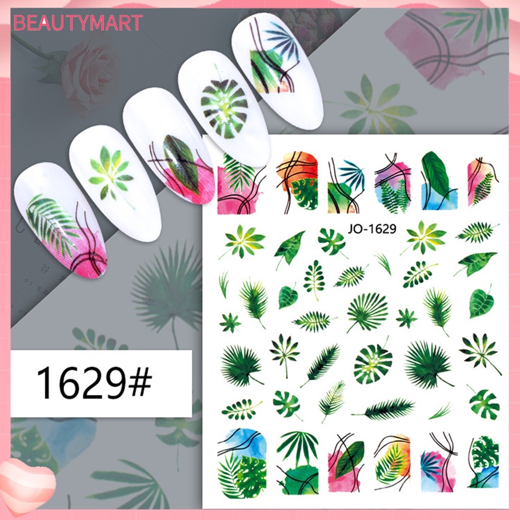 Miếng Dán Trang Trí Móng Tay Nghệ Thuật Nhiều Màu Sắc Bắt Mắt Dành Cho Nữ