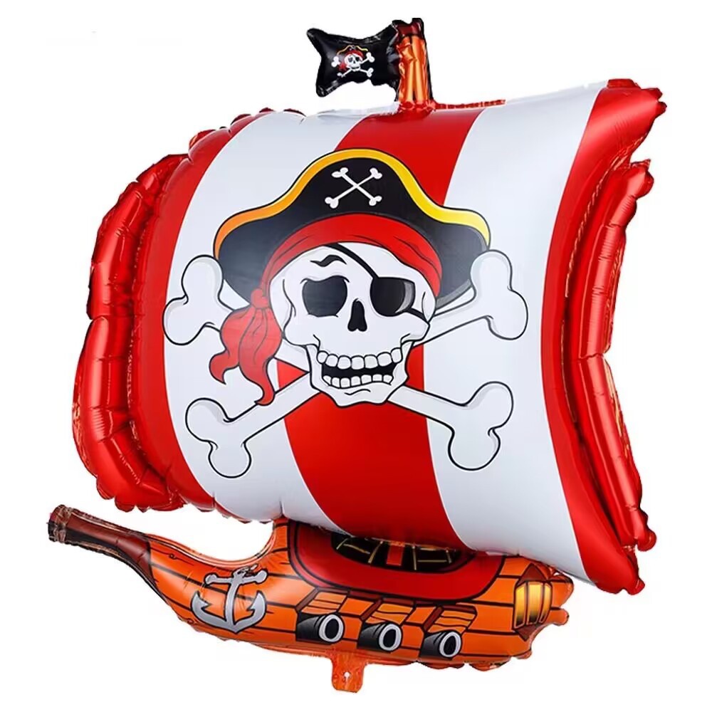 Bong Bóng Nhôm Hình Thuyền Trưởng Cướp Biển Caribbean Dùng Làm Đạo Cụ Chụp Ảnh / Trang Trí Tiệc Sinh Nhật / Halloween