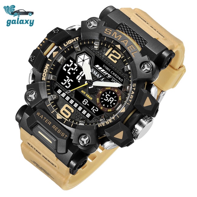 Galaxy Đồng Hồ Điện Tử Đa Năng Chống Thấm Nước 50m Màn Hình Led 8072