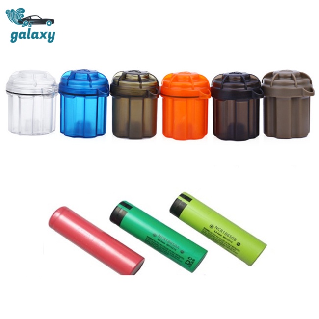 Galaxy Hộp Đựng Pin Gọn Nhẹ Chống Rơi Tiện Dụng Mang Theo Du Lịch Cắm Trại