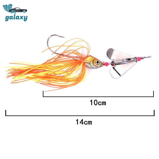 Galaxy Mồi Câu Cá Giả Hình Trái Tim 5 Màu 14cm