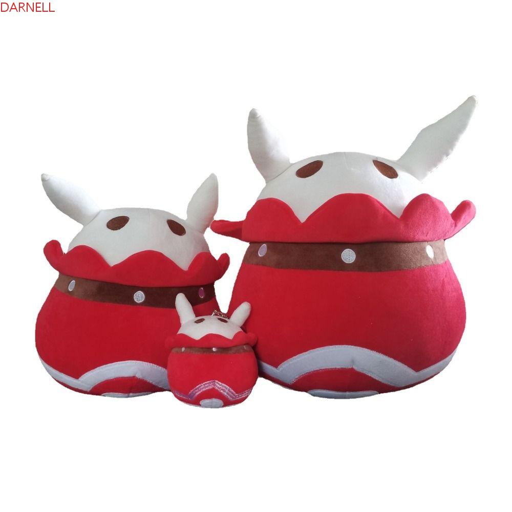 DARNELL Genshin Va Chạm Klee Đồ Chơi Búp Bê Nhồi Bông Có Móc Khóa Thiết Kế Hoạt Hình Dễ Thương Trang Trí Xe Hơi Genshin Va Chạm Klee Bomb