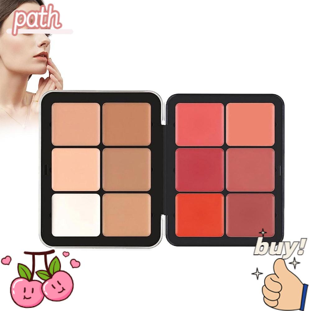 Bảng Phấn Má Hồng 12 / 16 Màu Sắc Bắt Sáng Chống Thấm Nước Thích Hợp Cho Mọi Loại Da