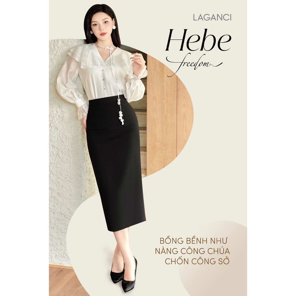 Áo sơ mi cổ bèo Hebe