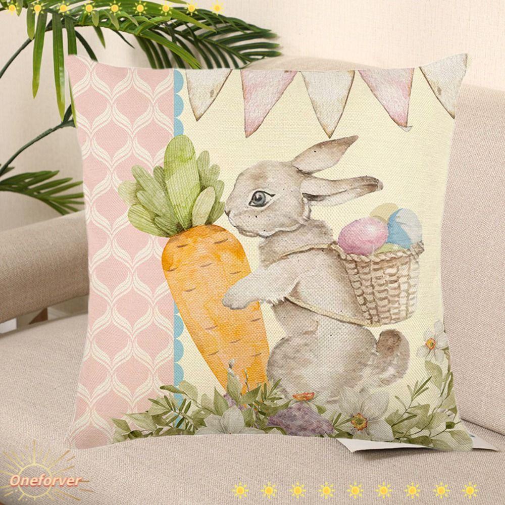 FOREVER Vỏ Gối Hình Trứng Phục Sinh 45 * 45cm Ốp