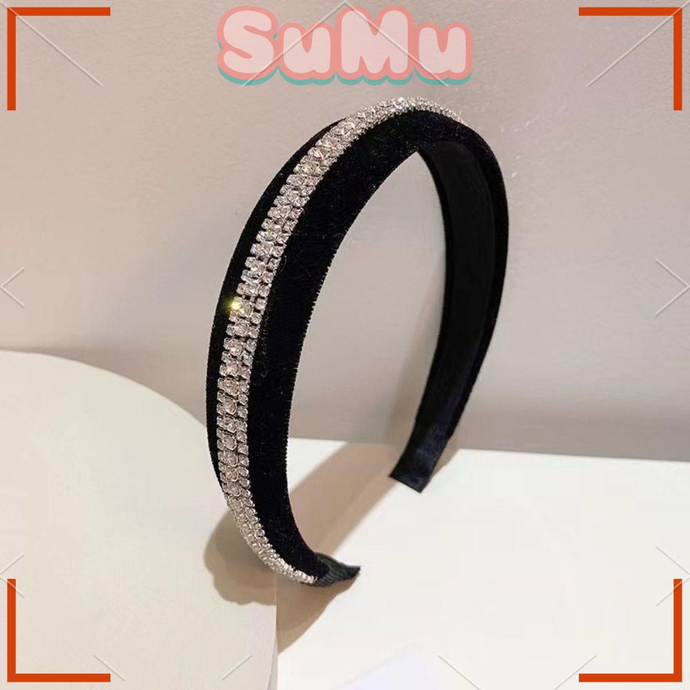 SUMU Kẹp Tóc Bản Rộng Thời Trang Cho Nữ