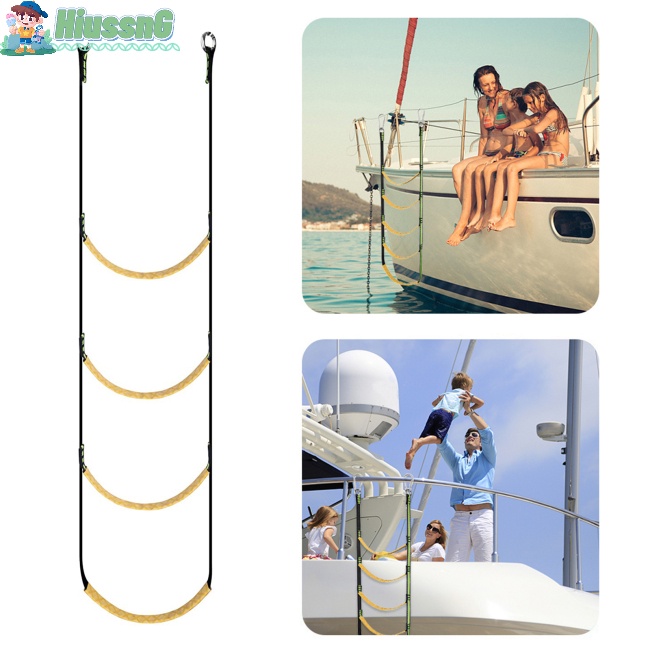 Thang Dây Gấp Gọn Gọn Khối Lượng Nhẹ Chống Tia Uv Giải Trí Cho Thuyền Kayak