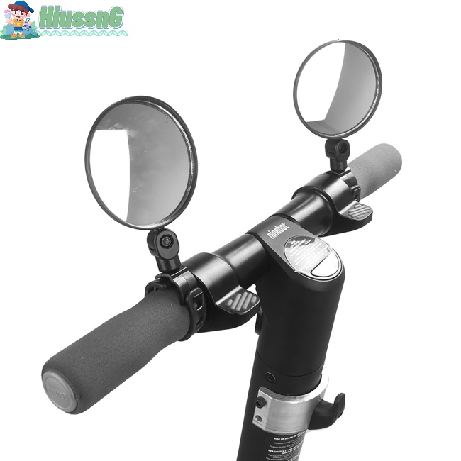 1 Cặp Gương Chiếu Hậu Hình Oval Tròn Cho Xe Đạp Điện