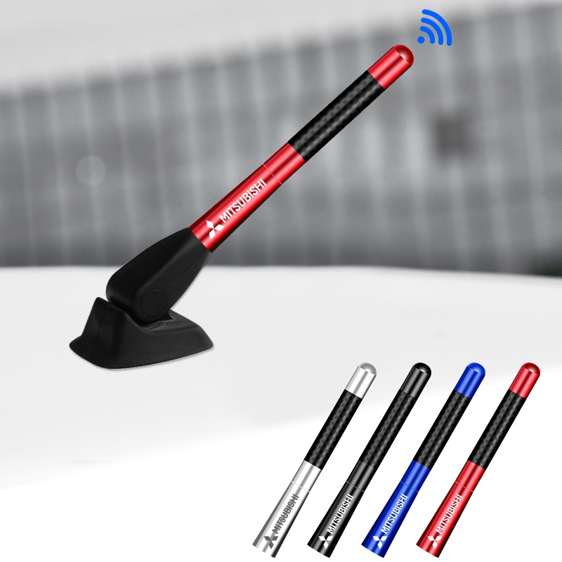 Ăng Ten Radio Xe Hơi Bằng Sợi Carbon 12cm Cho Mitsubishi Asx Outlander XL Lancer Pajero Attrage L200 Xpander Mirage triton