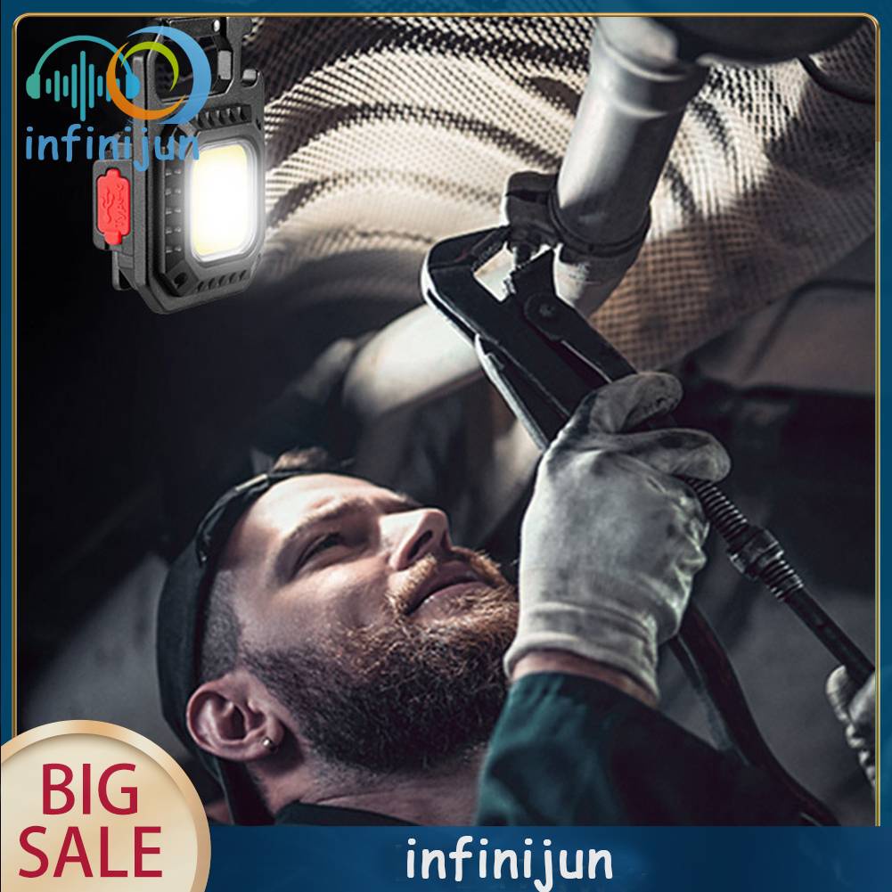 Đèn Pin Bỏ Túi 500LM 500mAh 7 Chế Độ Sáng, Chống Thấm Nước, Sạc USB Loại C