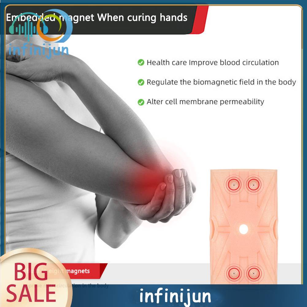 1 Miếng Đệm Silicone Nén Bảo Vệ Khuỷu Tay Giảm Đau Giặt Được