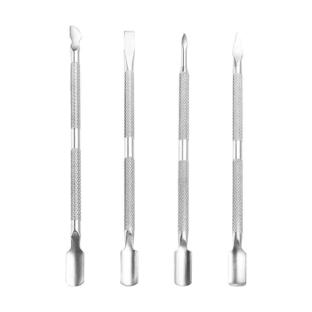 LOMBARD Dụng Cụ Đẩy Biểu Bì Da Chết Làm Sạch Móng Hai Đầu Kích Thước Nhỏ Gọn Dành Cho Bạn Nữ