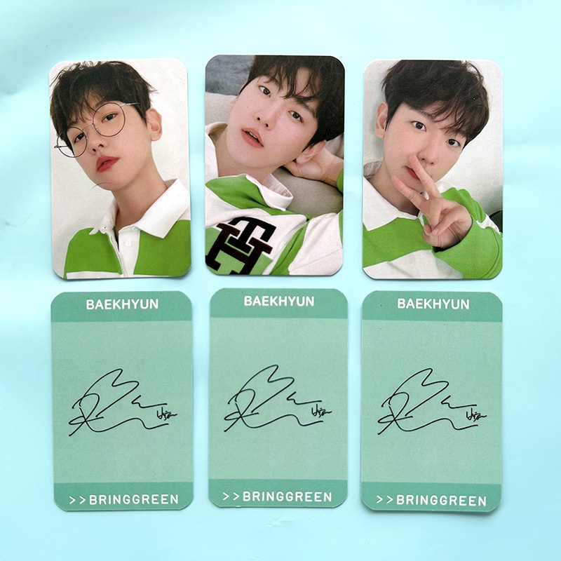 Bộ Thẻ Hình Nhóm Nhạc Exo BAEK HYUN