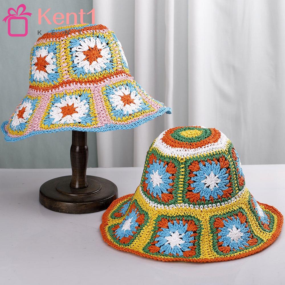 KENT1 Mũ Cói Tai Bèo Chống Nắng Tia Uv Thời Trang 2023 Cao Cấp