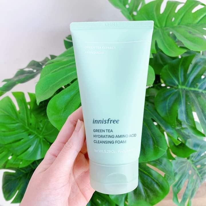 Sữa rửa mặt trà xanh  Innisfree 150ml mẫu mới dưỡng trắng
