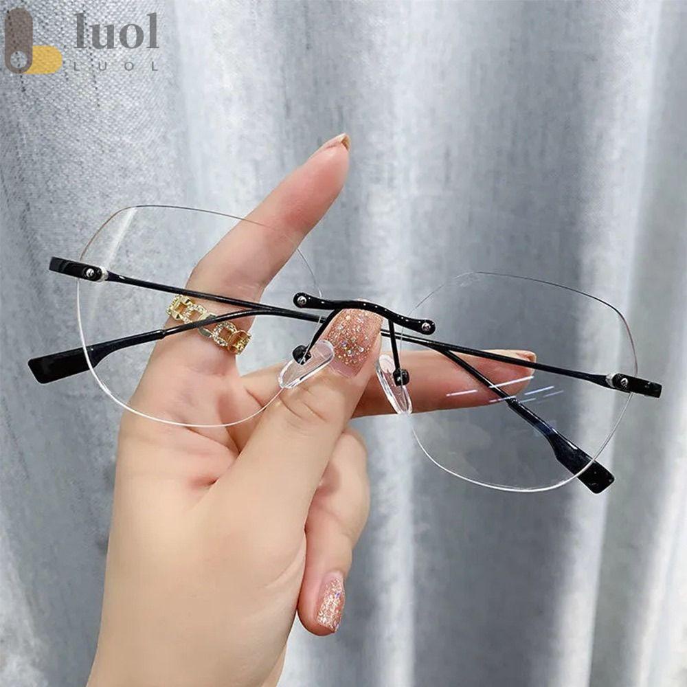 LUOL Kính Đọc Sách Gọng Kim Loại Chống Ánh Sáng Xanh