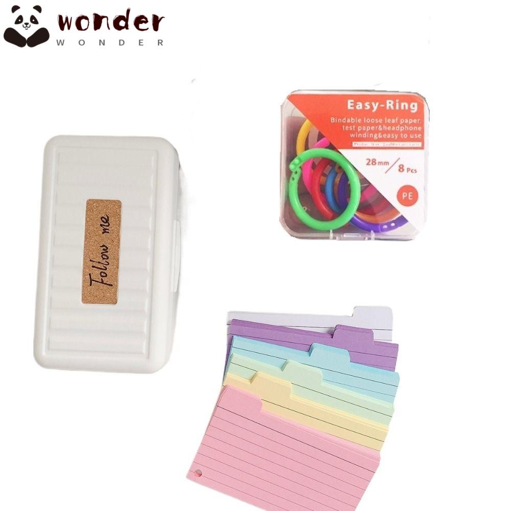 Bộ 150 Thẻ Ghi Chú 8 Cái In Hình WONDER Tabbed Cho Học Sinh / Văn Phòng