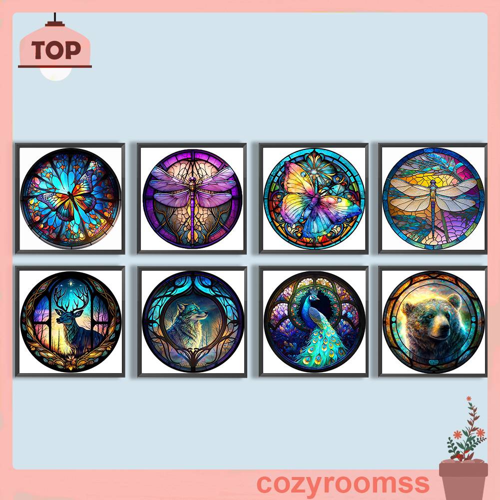 Tranh Đính Đá Kim Cương Toàn Bộ 5D DIY Hình Vẽ Động Vật