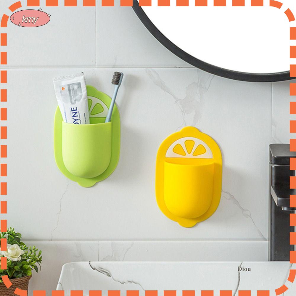 KRNY Giá Treo Bàn Chải Đánh Răng Bằng Silicone Gắn Tường Tiện Lợi
