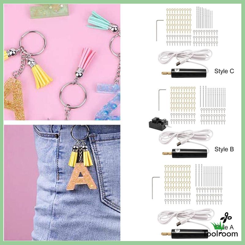 Máy Khoan Điện USB Cầm Tay Bằng Nhựa Resin Phong Cách A