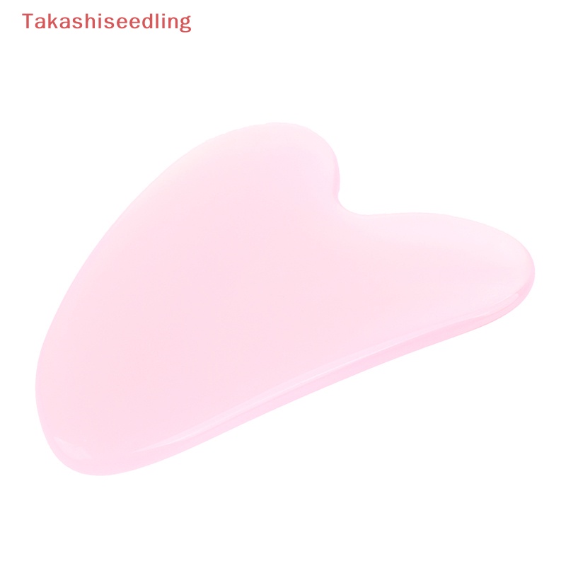 (Takashiseedling) Bảng Gua Sha Pha Lê Tự Nhiên Mát Xa Mặt Và Cơ Thể