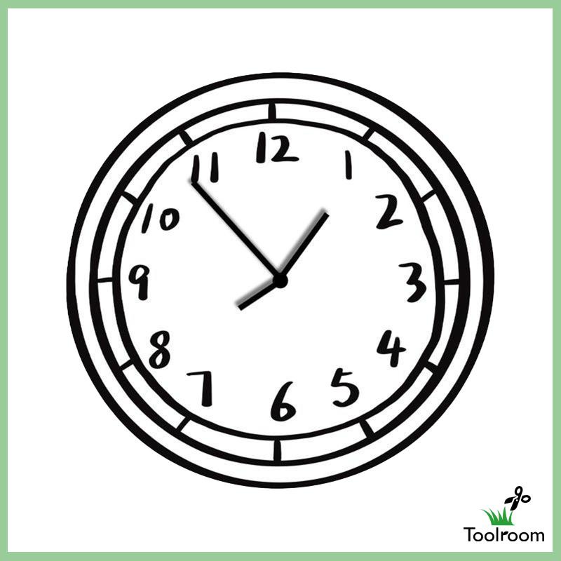 Đồng Hồ Treo Tường Bằng Acrylic Chạy Pin Tiện Dụng Cho Phòng Học / Phòng Ăn