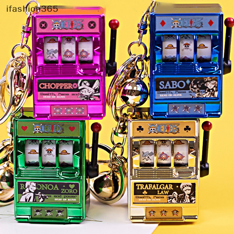 1 Máy Jackpot Mini Dạng Móc Khóa Có Khe Cắm Trái Cây Vui Nhộn ifashion365