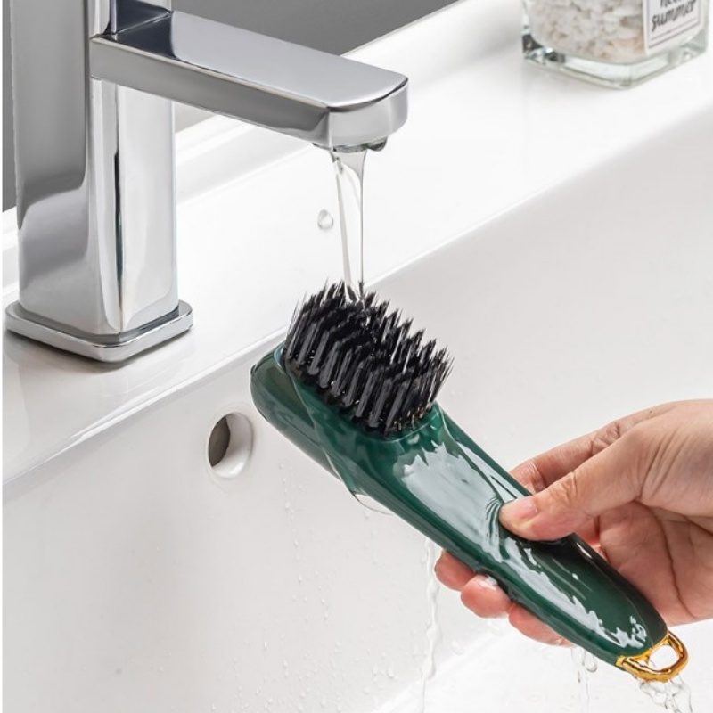 Bàn Chải Mềm Mại Vệ Sinh Quần Áo / Giày Dạng Nhấn Không Gây Hại Tiện Dụng