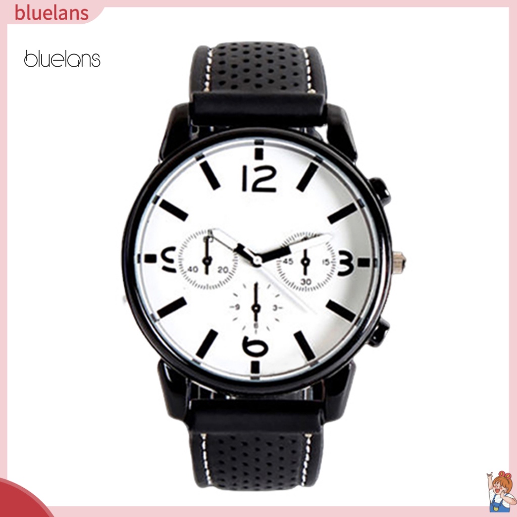 Đồng Hồ Analog Máy Quartz Nam Dây Silicone Thời Trang